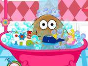 Pou Girl Bathing Day