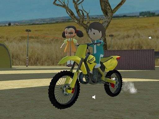 MSK Squid Game Motorcycle Stunts