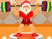 Santa Claus Weightlifter